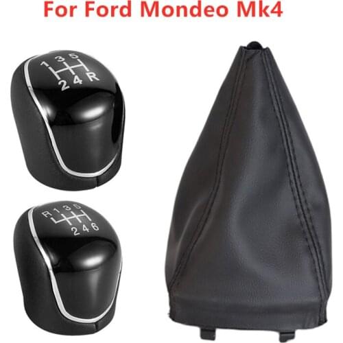 For Ford Mondeo Mk4 IV 4 2007 2008 2009 2010 2011 2012 2013 2014 Car Gear Shift Knob Boot Cover Stick Lever Gaiter Accessories