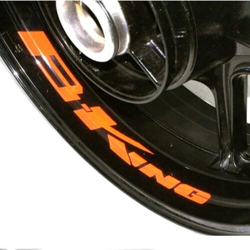 Motorcycle Wheel Sticker Decal Reflective Rim Bike Motorcycle Suitable for SUZUKI B-KING