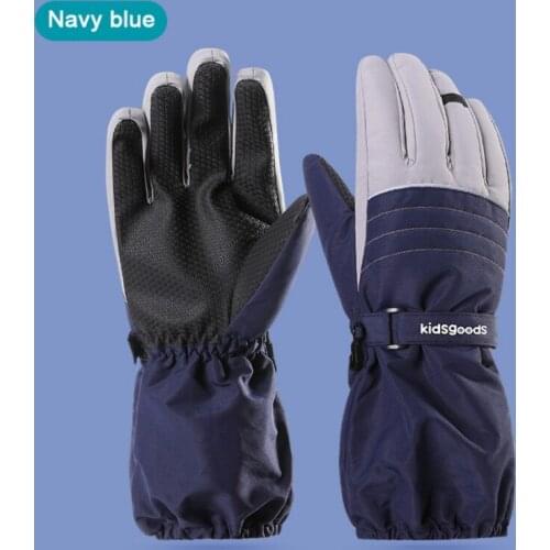 Non-Slip Built-In Waterproof Bag Childrens Ski Gloves For Autumn And Winter Riding Windproof Thickened Palm