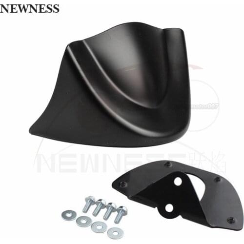 For Harley Dyna Fat Bob Wide Glide FXD 2006-2017 Gloss Matte Black Front Chin Spoiler Lower Chin Air Dam Fairing
