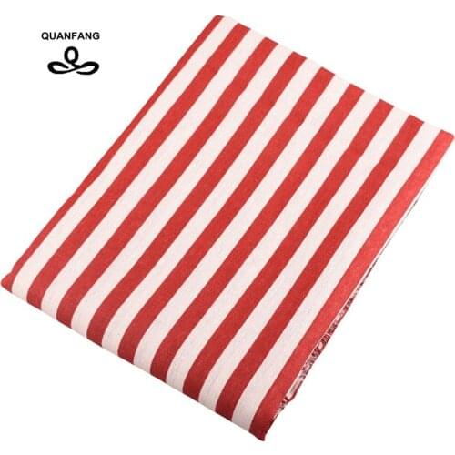 Stripe Series,Cotton Linen Fabric For Sewing Quilting,DIY Sofa Table Cloth Furniture Cover Tissue Curtain Cushion Half Meter