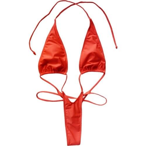 Quanss Trikini 2021 Women hollow out Monokini Halter Backless Sex One Piece Swimwear Summer Swimsuit Bikinis Beach Bathing Suit