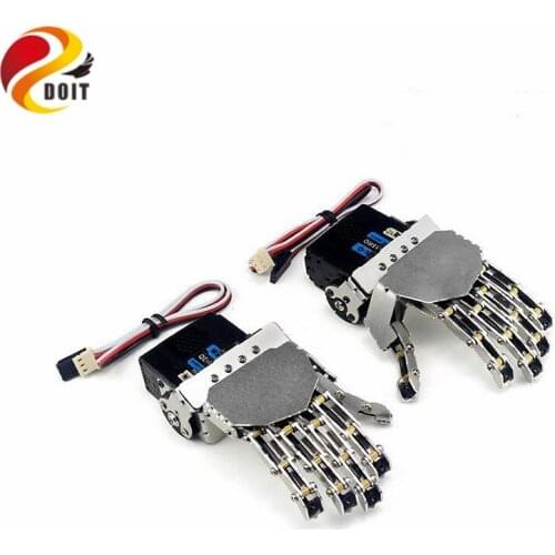 Robot Hand-five Fingers/Metal Manipulator Arm/Mini Bionic Hand/Humanoid Robot Arm/gripper/car Accessories/left/right/DIY RC