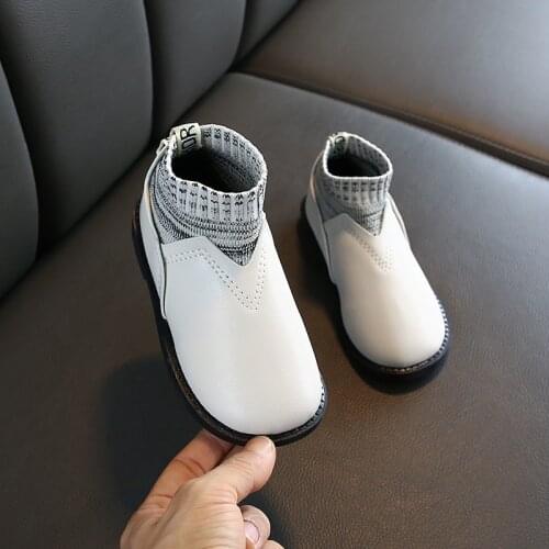 Baby Girl Waterproof Boots Ankle Short Booties Snow Boots Winter Warm Girl Shoes Toddler Little Kids Fur Lining Child Shoes