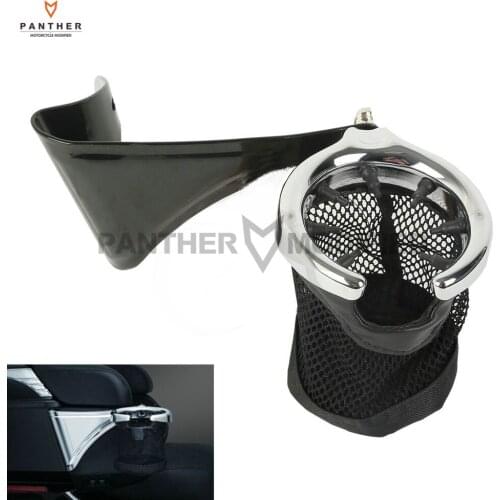 Motorcycle Rear Passenger Drink Cup Holder case for Harley Electra Road Tri Glide FLHTCU