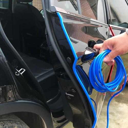 U Type Car Door Edge Guards Trim Styling Moulding Protection Strip For Toyota Camry Corolla RAV4 Yaris Highlander Land Cruiser