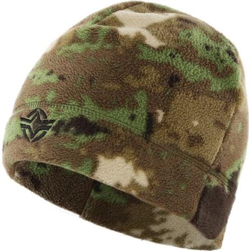 1pc Unisex Winter Warm Fleece Hats Outdoor Windproof Men Women Hiking Caps Fishing Cycling Cap Hunting Military Tactical Caps