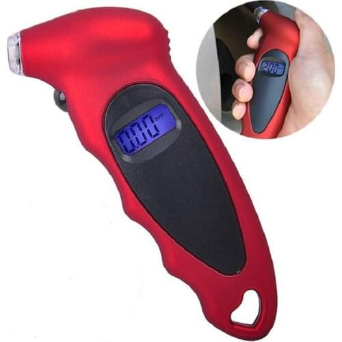 0-100Psi Car Motorcycle Bicycle Mini Digital Tire Gauge Diagnostic With LCD Display Universal Digital Tire Pressure Tool Gauge