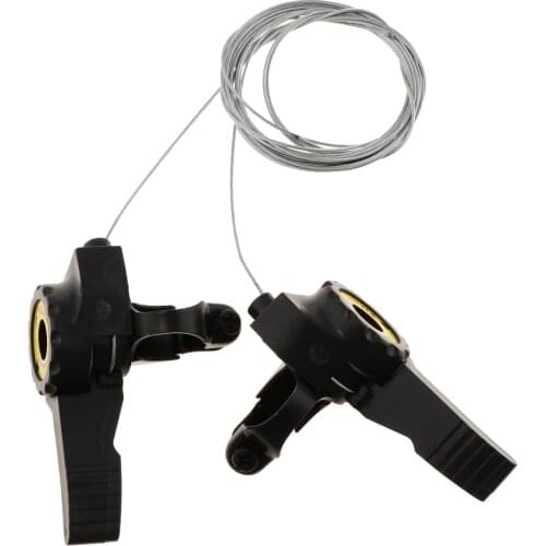 1 Pair Bike 3x 5/6/7 Speed Thumb Gear Shifter Levers with Inner Cables Bicycle Shifters for Mountain Bike Road Bike Folding Bike