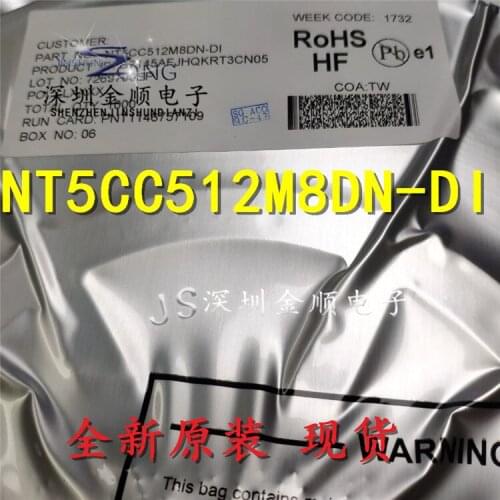 100% New&original In Stock NT5CC512M8DN-DI DDR3 512MB*8