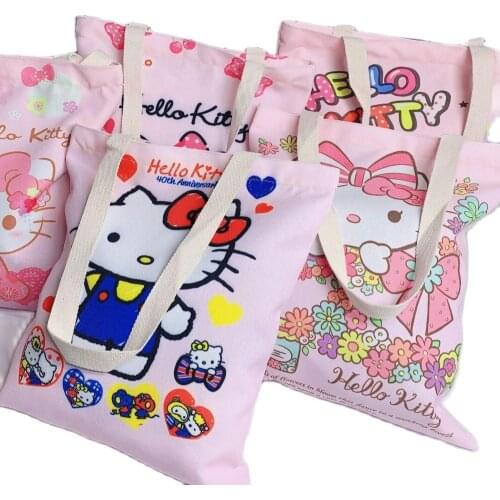 40Cm/Pcs Kawaii Sanrio Plush Hello Kittys Anime Cute Dolls Single Shoulder Bag Plush Toys For Girls Kids Toys Birthday Gift
