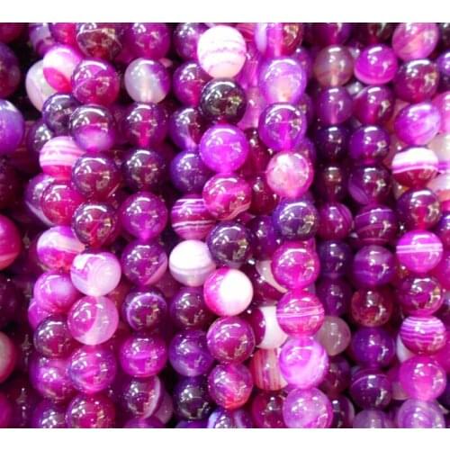 4mm 6mm 8mm 10mm Rose Magenta Striated Natural Stone Beads Rondelle Cat Eye Loose Beads Onyx Semi Precious Stone