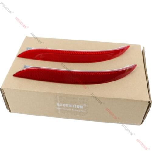 Car Rear Tail Bumper Corner Reflector Decorative False Light Lamp For BMW 5 Series E60 Sedan 2007 2008 2009 2010