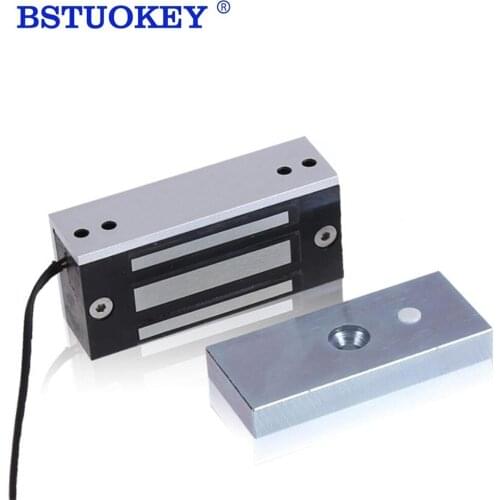 DC12V 60kg Electric Magnetic Lock Use For Access Control Single Door Electromagnetic Lock Holding Force Access Control Lock