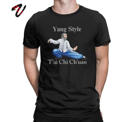 Tai Chi Chuan T-Shirt For Men Chic Yin Yang Style Christmas Gift Tshirt 100% Cotton T Shirt Chinese Style Tees Graphic Clothes