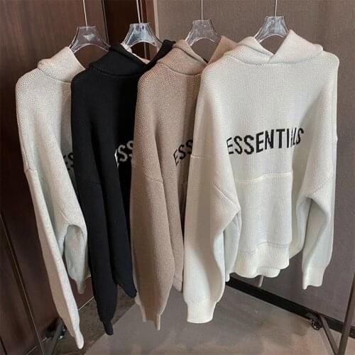 GIOIO Mens Knitted Hoodies