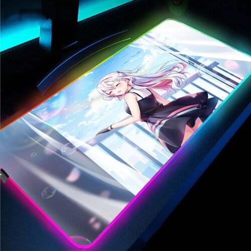 Gamer Desk Anime Mouse Pad Girl Fantasy Sexy Game Player Desk Pad Keyboards Accessories Xxl Mousepad Kawaii Mouse Gaming Deskpad