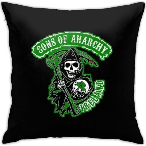 Sons Of Anarchy Pillow Cover Home Cushio Cover 45*45cm Decoratives Cushions For Sofa Seater Covers Car Pillow Case