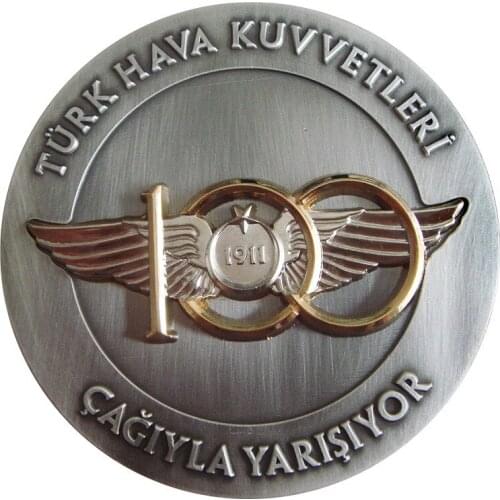 Low Price Electroplated Silver Coin Best Selling Memorial Metal Coin