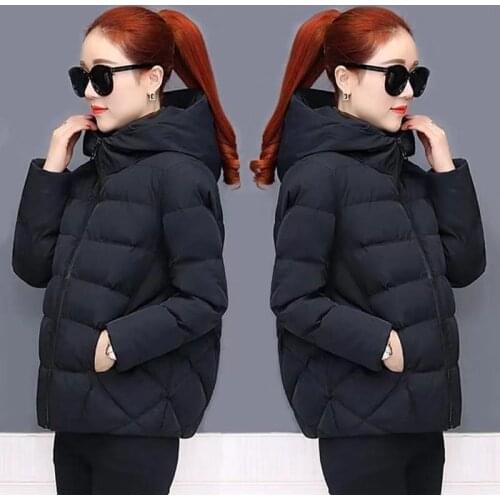 Okkdey Women's Black Down Jackets