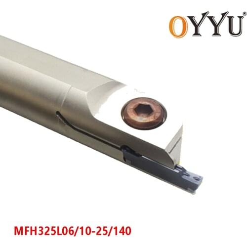 OYYU MFH325L06 MFH325L10 25/140 MFH325L MFH325 Spring Steel Grooving Lathe Cutter CNC Turning Tools Holder