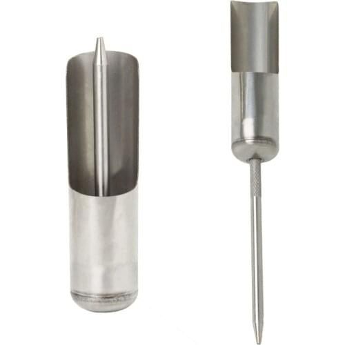 Stainless Steel Adjustable Stand Support Rod Ground Holder Fishing Tool Kit F1FD