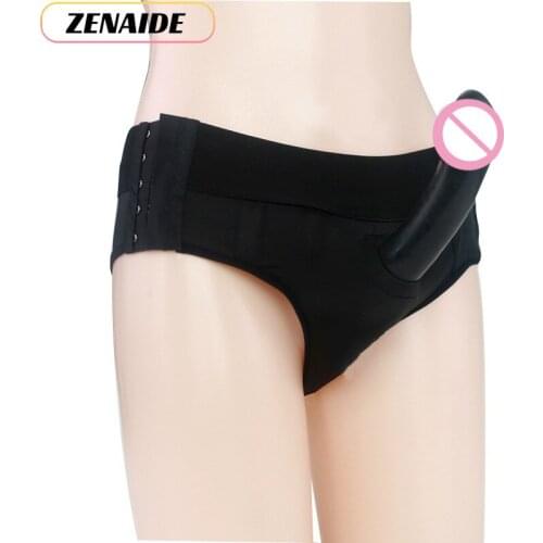 Strap on Dildo Panties Sex Products for Lesbian Woman Strapon Harness Underwear Adult Adjustable Strapon Dildo Briefs Sex Toy