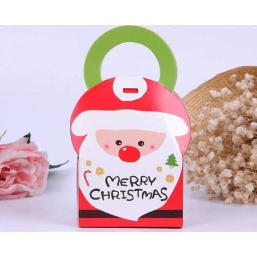Christmas Decorations Christmas Apple Gift Box Apples Xmas Eve Apple Wrapping Solid Tree Bells Red Cupcake Box Muffin Paper