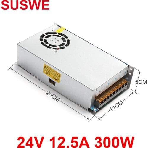 LED driver 24 V DC voltage 25 W 48 w 100 W 480 w 5A 10A 30 a adjustable power supply buck module SUSWE