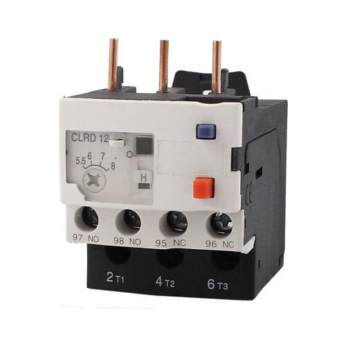 Thermal Protection Overload Relay 3 Pole CLRD12 5.5-8A AC 690V