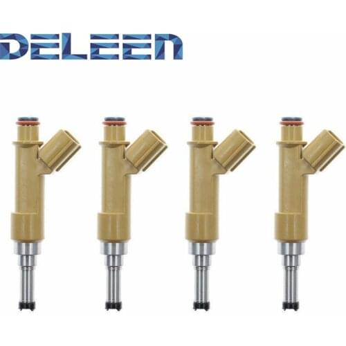 Deleen 4x High impedance Fuel Injector 23250-0T020 For T oyota Car Accessories