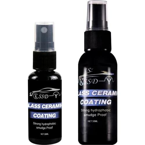30/50ml Glass Hydrophobic Coating Spray Car Windshield Water Repellent With PET Protective Layer