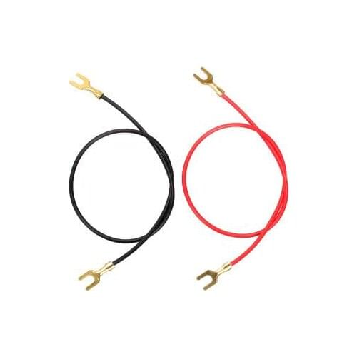 ALLMEJORES High qualtiy 100% Copper conductor U-Type plug Physcal experiment electrical connect wire 10pcs/Lot