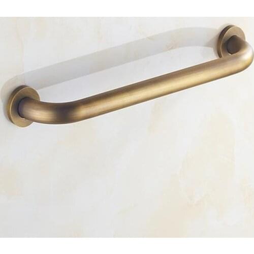 Antique Bathroom Shower Safety Handrails Bronze Brass 35/40 / 45cm Bathroom Tub Toilet Handrail Copper Electroplate Gold Silver
