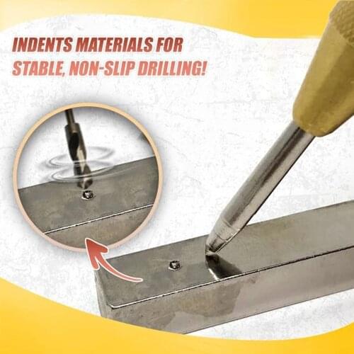 Automatic Center Punch Drill Center Punch Drill Bit Tools Break Device Positioner Marking Starting Holes Tool Steel Chisel