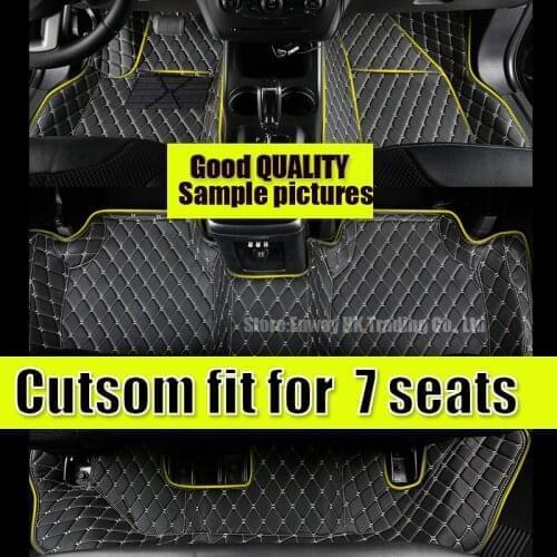 FUWAYDA Custom fit car floor mats for ford explorer 7 seats 3D heavy duty all weather car-styling carpet floor liners