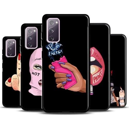 Cool Bad Girl Phone Case For Samsung Galaxy S20 FE S8 S9 S10 Plus Note 10 Plus Note 20 S21 Ultra Cover