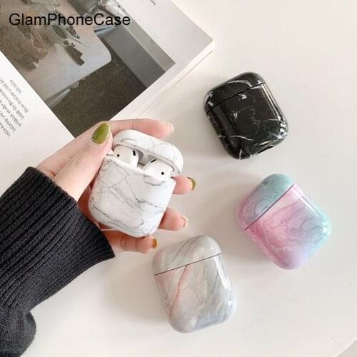 GlamPhoneCase Marble Texture For iphone XS Max XR XS 8 8plus 7 7plus 6/6S Plus Airpod Case