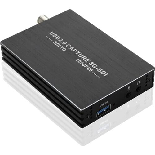 T3LB SDI Video Capture Card USB3.0 Capture Video Box Converter Driver-free Design 3G-SDI Video Capture Card USB3.0