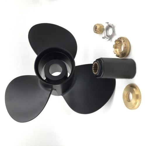 12 5/8x21 for 50-130 HP Hidea Interchangeable hub with hub kits 15 teeth spline aluminium boat accessories marine propellers