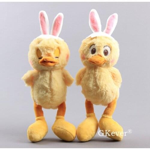 Anime Piyo Rabbits Lovely Bunny Cuddly Yellow Rabbits 10" 25cm Plush Toy Stuffed Animals Fluffy Girls Gift