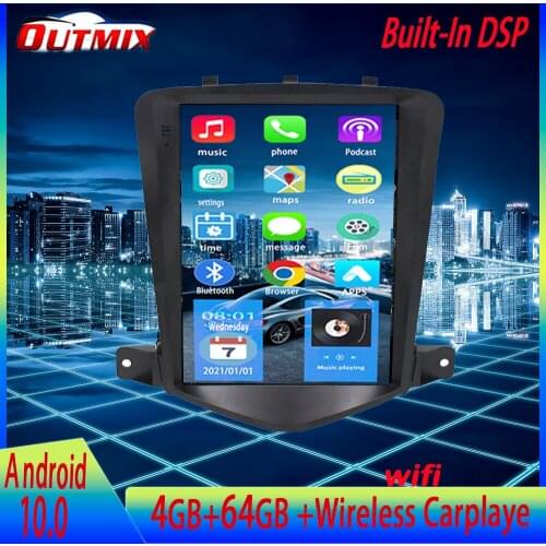 Android 10 "ips vetical tesla screen multimedia car gps radio player for chevrolet crosses j300 daewoo lacett 2009-2015