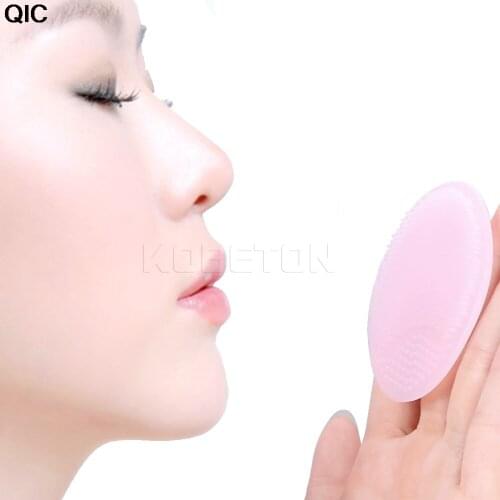 Healthy Baby Soft Silicone Cleaning Pad Wash Infant Face Facial Exfoliating Brush SPA Skin Scrub Cleaner Tool Random Color