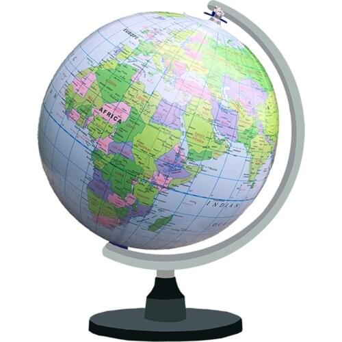30cm Inflatable Globe World Earth Ocean Map Ball Geography Learning Toys Kids Geography Educational Supplies Model Toys