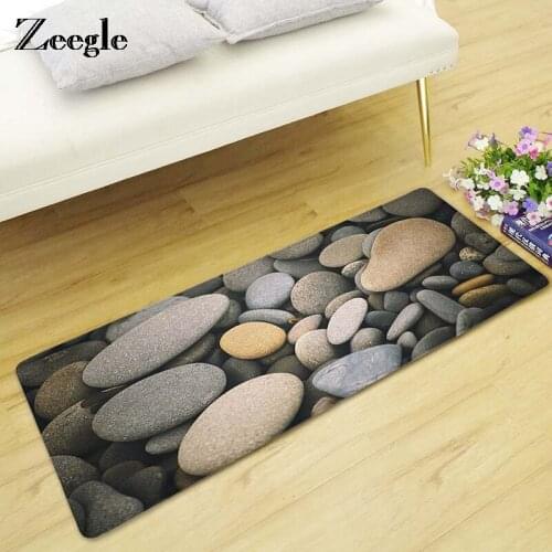 Zeegle Doormat Floor Mat Kitchen Carpet Stone Pattern Rug Living Room Bedroom Carpet Coffee Table Floor Rug Entrance Decor Mat