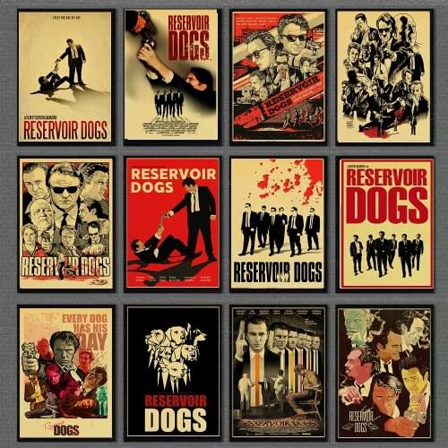 Quentin Tarantino Series Movie Reservoir Dogs Wall Art Canvas Painting Nordic Posters and Prints Pictures Living Room Decor