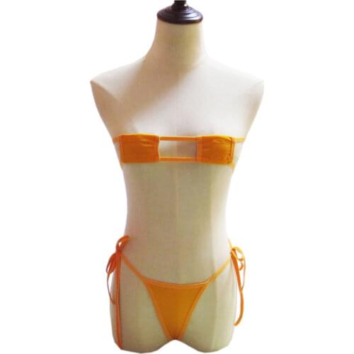 New micro bikini plus size swimwear women swimsuit women biquini bikinis Solid color square String Lace Triangle Thong Beach spa