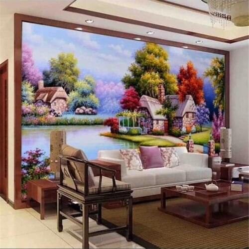 Beibehang papel de parede Custom wallpaper 3d mural fantasy fairy world TV background wall living room bedroom behang wallpaper