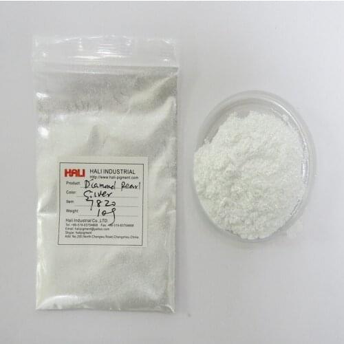 Diamond pearl pigment, pearlescent pigment,mica powder,1lot=10g,item:7820,color:silver,particle size:50-200um;free shipping