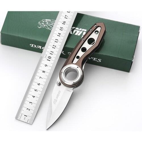 Portable Folding Knife 3Cr13 Blade Alumina Handle Camping Hunting Pocket Outdoor Knives EDC Tool Karambit Tatical Knife